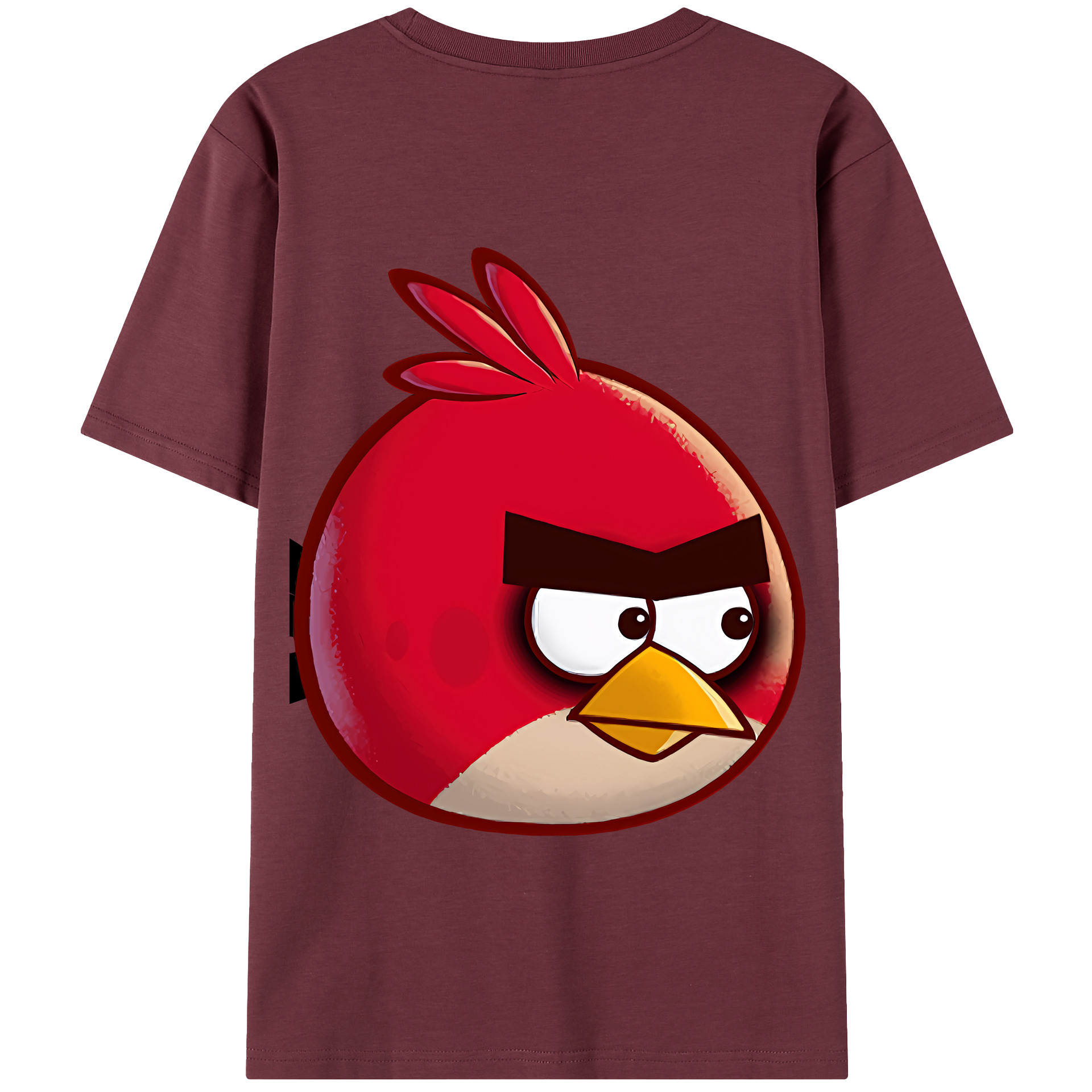 （画像用） Angry Birds アングリーバード 綿100％半袖Tシャツ（背面プリント）